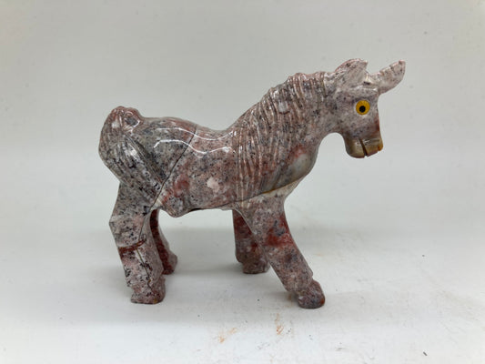 Soap Stone Carved Unicorn