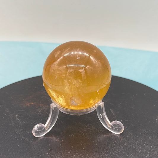 Honey Calcite Sphere - HSC1